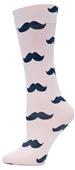 Nouvella Black Mustache Sublimated Trouser Socks Nouvella Black Mustache Sublimated Trouser Socks