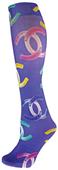 Nouvella Lilac Horseshoe Hippy Fun Collection Sock Nouvella Lilac Horseshoe Hippy Fun Collection Sock