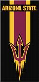 Northwest NCAA Arizona State Zone Read Beach Towel Northwest NCAA Arizona State Zone Read Beach Towel