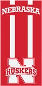 Northwest NCAA Nebraska Zone Read Beach Towel Northwest NCAA Nebraska Zone Read Beach Towel