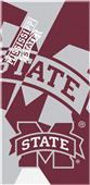 Northwest NCAA Mississippi St. Puzzle Beach Towel Northwest NCAA Mississippi St. Puzzle Beach Towel