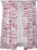 Northwest NCAA FSU Anthem Window Panels Pair Northwest NCAA FSU Anthem Window Panels Pair