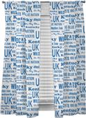 Northwest NCAA Kentucky Anthem Window Panels Pair Northwest NCAA Kentucky Anthem Window Panels Pair