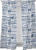Northwest NCAA Michigan Anthem Window Panels Pair Northwest NCAA Michigan Anthem Window Panels Pair