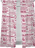 Northwest NCAA Oklahoma Anthem Window Panels Pair Northwest NCAA Oklahoma Anthem Window Panels Pair
