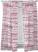 Northwest NCAA S.Carolina Anthem Window Panel Pair Northwest NCAA S.Carolina Anthem Window Panel Pair