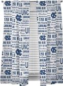 Northwest NCAA UNC Anthem Window Panels Pair Northwest NCAA UNC Anthem Window Panels Pair