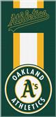 Northwest MLB Athletics Zone Read Beach Towel Northwest MLB Athletics Zone Read Beach Towel