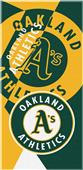 Northwest MLB Athletics Puzzle Beach Towel Northwest MLB Athletics Puzzle Beach Towel