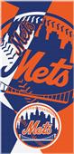Northwest MLB Mets Puzzle Beach Towel Northwest MLB Mets Puzzle Beach Towel