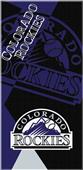 Northwest MLB Rockies Puzzle Beach Towel Northwest MLB Rockies Puzzle Beach Towel