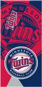 Northwest MLB Twins Puzzle Beach Towel Northwest MLB Twins Puzzle Beach Towel