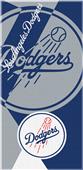 Northwest MLB Dodgers Puzzle Beach Towel Northwest MLB Dodgers Puzzle Beach Towel