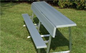 Portable Benches With Back Rest and Shelf
