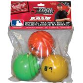 Rawlings Curve Trainer Baseball Training Balls-3pc