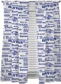 Northwest NFL Ravens Anthem Window Panels Pair Northwest NFL Ravens Anthem Window Panels Pair