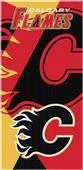 Northwest NHL Flames Puzzle Beach Towel Northwest NHL Flames Puzzle Beach Towel