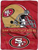 Northwest NFL 49ers Prestige Raschel Throw Northwest NFL 49ers Prestige Raschel Throw