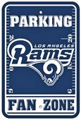 BSI NFL Los Angeles Rams Fan Zone Parking Sign BSI NFL Los Angeles Rams Fan Zone Parking Sign