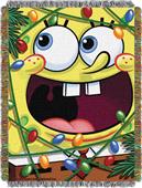Northwest SpongeBob Fa La La Woven Tapestry Throw Northwest SpongeBob Fa La La Woven Tapestry Throw