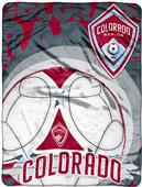 MLS Colorado Rapids Concrete Micro Raschel Throw MLS Colorado Rapids Concrete Micro Raschel Throw