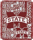 Northwest Mississippi St Double Play Jaquard Throw Northwest Mississippi St Double Play Jaquard Throw