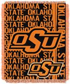 Northwest Oklahoma State Double Play Jaquard Throw Northwest Oklahoma State Double Play Jaquard Throw