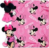 NFL Colts Disney Minnie Hugger & Fleece Throw NFL Colts Disney Minnie Hugger & Fleece Throw