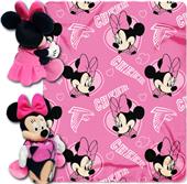 NFL Falcons Disney Minnie Hugger & Fleece Throw NFL Falcons Disney Minnie Hugger & Fleece Throw