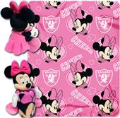 NFL Raiders Disney Minnie Hugger & Fleece Throw NFL Raiders Disney Minnie Hugger & Fleece Throw