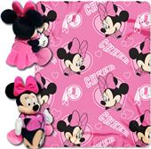 NFL Redskins Disney Minnie Hugger & Fleece Throw NFL Redskins Disney Minnie Hugger & Fleece Throw