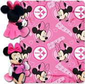 NFL Steelers Disney Minnie Hugger & Fleece Throw NFL Steelers Disney Minnie Hugger & Fleece Throw