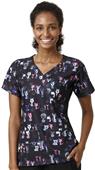 WonderWink Womens Mock Wrap Knit Scrub Top WonderWink Womens Mock Wrap Knit Scrub Top