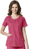 WonderFlex Heaven Fashion Zip Scrub Top WonderFlex Heaven Fashion Zip Scrub Top