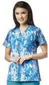 WonderFlex Womens Verity V-Neck Scrub Top WonderFlex Womens Verity V-Neck Scrub Top