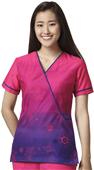 WonderFlex Womens Serenity Mock Wrap Scrub Top WonderFlex Womens Serenity Mock Wrap Scrub Top