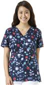 WonderWink Origins Womens Golf Print Scrub Top WonderWink Origins Womens Golf Print Scrub Top