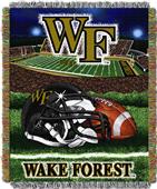 Northwest Wake Forest HFA Woven Tapestry Throw Northwest Wake Forest HFA Woven Tapestry Throw