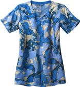 Carhartt Womens Y-Neck Print Scrub Top Carhartt Womens Y-Neck Print Scrub Top