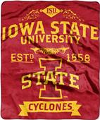 Northwest Iowa State Label Raschel Throw Northwest Iowa State Label Raschel Throw