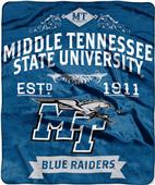 Northwest Middle Tennessee St. Label Raschel Throw Northwest Middle Tennessee St. Label Raschel Throw