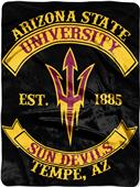Northwest Arizona State Rebel Raschel Throw Northwest Arizona State Rebel Raschel Throw