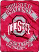 Northwest Ohio State Rebel Raschel Throw Northwest Ohio State Rebel Raschel Throw