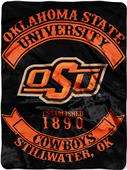 Northwest Oklahoma State Rebel Raschel Throw Northwest Oklahoma State Rebel Raschel Throw
