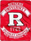 Northwest Rutgers Rebel Raschel Throw Northwest Rutgers Rebel Raschel Throw