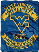Northwest WVU Rebel Raschel Throw Northwest WVU Rebel Raschel Throw