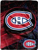 Northwest NHL Montreal Micro Raschel Throw Northwest NHL Montreal Micro Raschel Throw