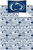 Northwest Penn State Anthem Twin Sheet Set Northwest Penn State Anthem Twin Sheet Set