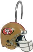 Northwest NFL San Francisco Shower Curtain Rings Northwest NFL San Francisco Shower Curtain Rings
