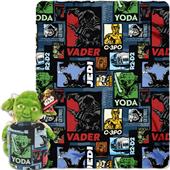 Northwest Yoda Story Hugger & Fleece Throw Set Northwest Yoda Story Hugger & Fleece Throw Set